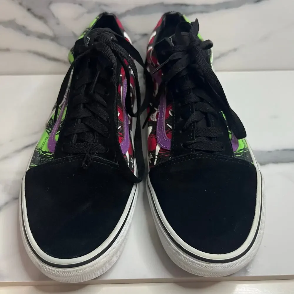 Vans The Nightmare Before Christmas Lock Shock & Barrel Shoes Mens Sz 11 Skater